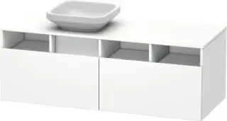 Duravit DuraStyle Тумба под раковину слева 140x55x50h см, цвет: Gres Pietra Grey Opaco DS 6785 L 18