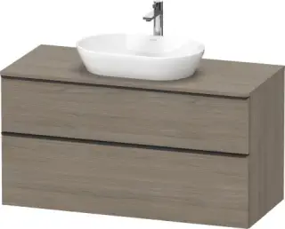 Duravit D-Neo Тумба под раковину подвесная с 2-мя ящ. 120x55x64,4h см, цвет: дуб терра DE496903535