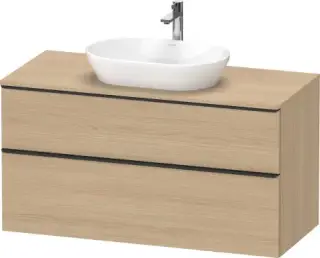 Duravit D-Neo Тумба под раковину подвесная с 2-мя ящ. 120x55x64,4h см, цвет: дуб натур. DE496903030