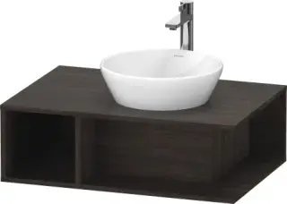 Duravit D-Neo Тумба под раковину подвесная 80x55x26h см, цвет: каштан темный DE495805353