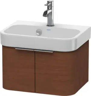 Duravit Happy D.2 Тумба под раковину подвесная 47,5x35x28h см, цвет: орех американский H2626801313