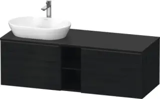 Duravit D-Neo Тумба под раковину слева с 2-мя ящ. 140x55x45,9h см, цвет: дуб черный DE4950L1616