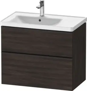 Duravit D-Neo Тумба под раковину с 2-мя ящ. 78,4x45,2x62,5h см, цвет: каштан темн. DE435705353