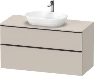 Duravit D-Neo Тумба под раковину с 2-мя ящ. 120x55x64,4h см, цвет: серо-коричневый мат. DE496909191