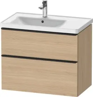 Duravit D-Neo Тумба под раковину с 2-мя ящ. 78,4x45,2x62,5h см, цвет: дуб натур. DE435703030