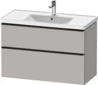 Duravit D-Neo Тумба под раковину с 2-мя ящ. 98,4x45,2x62,5h см, цвет: бетонно-серый мат. DE435600707
