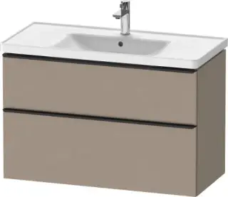 Duravit D-Neo Тумба под раковину подвесная с 2-мя ящиками 98,4x45,2x62,5h см, цвет: лен DE435607575