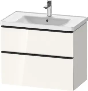 Duravit D-Neo Тумба под раковину с 2-мя ящ. 78,4x45,2x62,5h см, цвет: белый глянц. DE435502222