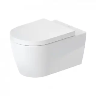 Duravit Me by Starck Унитаз безободковый подвесной с сиденьем 37x57x36h см, цвет: белый 45790920A1