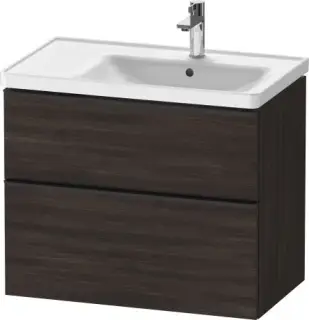 Duravit D-Neo Тумба под раковину с 2-мя ящ. 78,4x45,2x62,5h см, цвет: каштан темн. DE435805353