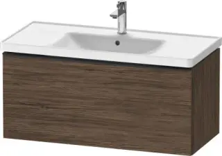 Duravit D-Neo Тумба под раковину подвесная с 1-им ящ. 98,4x45,2x44h см, цвет: орех темн. DE425602121