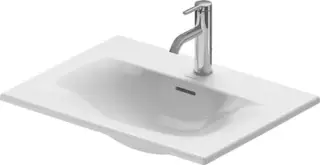 Duravit Viu Раковина встраиваемая сверху на 1 отверстие 60х45x18,5h см, цвет: белый 0385600000