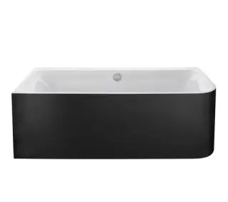 Duravit Happy D.2 Plus Ванна акриловая 180х80x60h см, цвет: белый/графит супермат. 700449800000000