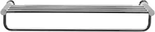 Duravit D-Code Полка для полотенец подвесная прямоугольная 65x22 см, цвет: хром 0099251000