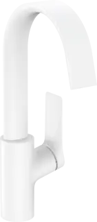 Hansgrohe Vivenis Смеситель для раковины однорычажный 210 с поворотным изливом, цвет: матовый белый 75032700