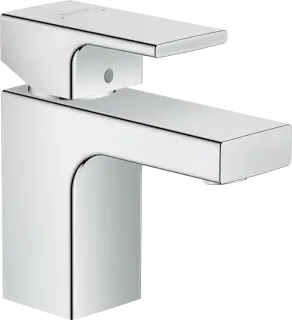 Hansgrohe Vernis Shape Смеситель для раковины однорычажный, с донным клапаном, цвет: хром 71560000