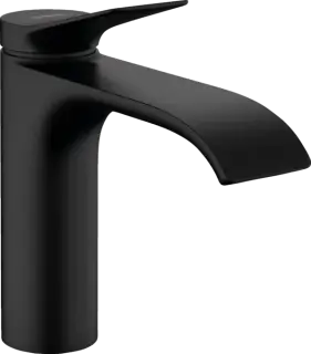 Hansgrohe Vivenis Смеситель для раковины однорычажный, без донного клапана, цвет: матовый черный 75024670