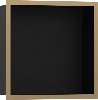 Hansgrohe XtraStoris Полка-короб встраиваемая 30х10х30h см, цвет: черный/бронза 56098140