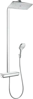 Hansgrohe Raindance E Душевая стойка: термостат,верхний душ EcoSmart 36x19 см,ручной душ, цвет: хром 27286000