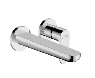 Hansgrohe Rebris S Смеситель для раковины встраиваемый, внешняя часть, излив 20 см, цвет: хром 72528000