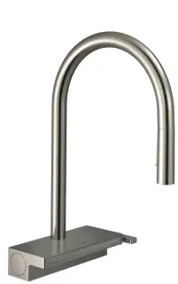 Hansgrohe Aquno Select M81 Смеситель для кух. мойки однорыч. 170, с выдв. изл. цвет: нержав. сталь 73837800