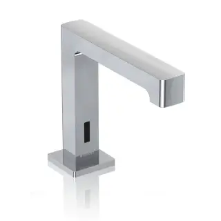 Geberit Brenta Смеситель для раковины, излив 15,3 см, питание от сети, цвет: хром 116.192.21.1