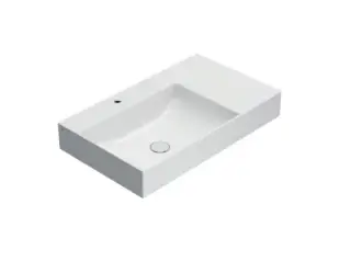 Globo T-Edge Раковина накладная 80x47 см, без перелива и д/к, цвет: белый глянцевый B6R80SBI