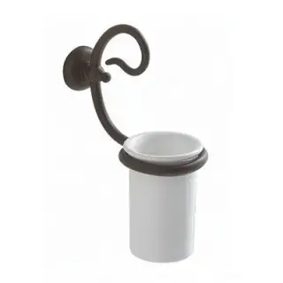 Globo Paestum Стакан для зубных щеток подвесной, с держателем, керамический, цвет:состаренная латунь PA040