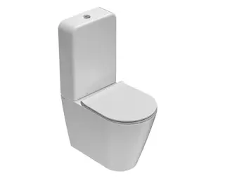 Globo Forty3 Чаша унитаза напольного без крышки и бачка, с креплением, 36x58 см, цвет: белый FO003BI