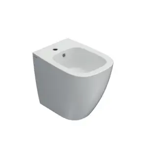 Globo Genesis Биде напольное 50x36см, с 1 отв. под смес., креплением и переливом, цвет: белый глянц. GN010BI