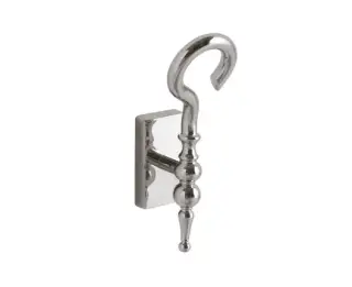 Globo Paestum Крючок для полотенец одинарный, подвесной, цвет: хром PAAC43