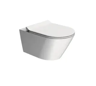 GSI Kube X Унитаз подвесной 55x36 см безободковый, смыв swirlflush, цвет: белый матовый 941509