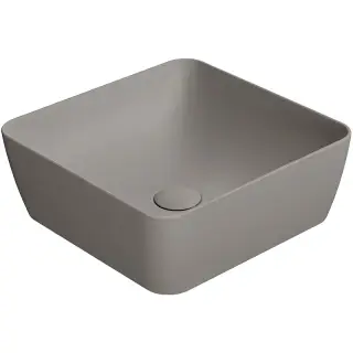 GSI Nubes Раковина чаша 38x38x14h см, без перелива, без д/к, цвет: tortora opaco 903805