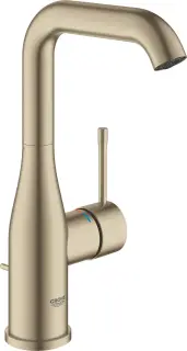 Grohe Essence New Смеситель для раковины высокий, с д/к, высота излива 21,1 см, цвет: матовый никель 32628EN1