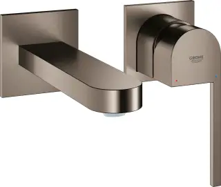 Grohe Plus Смеситель для раковины на 2 отверстия, цвет: темный графит, матовый 29303AL3