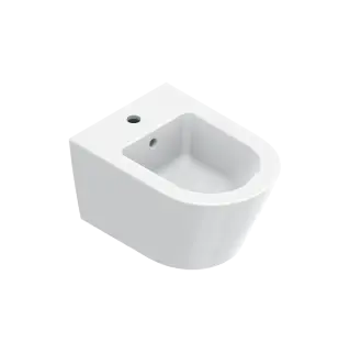 Catalano Zero Биде подвесное 35x50 см, 1 отв, с переливом, покрытие Cataglaze, цвет: белый глянцевый 0118501001