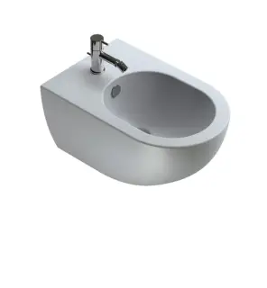 Catalano Sfera Биде подвесное 35x54 см, 1 отв, с переливом, покрытие Cataglaze, цвет: цемент матовый 1BSF54CS