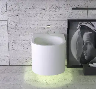 Knief Moon Биде подвесное 59х39хh36 см, с подсветкой, цвет белый матовый 0600-034-01