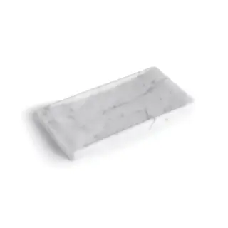 Bertocci Carrarino Лоток вогнутый настольный 24х2хh12 см, цвет белый мрамор 124 4705 0000