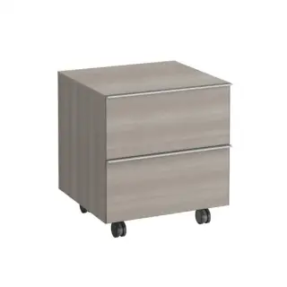 Laufen Space Тумба напольная на колесиках, 2 ящ. 53х49х50h см, цвет: орех светлый 4.1119.2.160.101.1