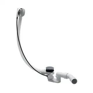 Laufen Pro Слив-перелив для ванны, цвет: белый/хром 2.9511.0.004.000.1