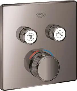 Grohe Grohtherm SmartControl Термостатический смеситель для ванны встраиваемый, цвет: темный графит 29124A00