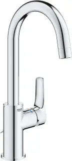 Grohe Eurosmart Смеситель для раковины высокий, без д/к, высота излива 20,8 см, цвет: хром 23743003