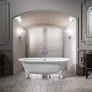Victoria + Albert Radford Ванна, 190,2х91 см, цвет: белый RAD-N-SW-OF+FT-RAD-SW