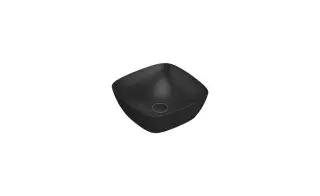Catalano Zero Раковина чаша 40x40x14h см, без перелива, покрытие Cataglaze, цвет: черный матовый 0622400022