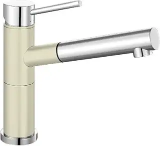 Blanco Alta-S Compact Смеситель для кухни, выдвижн. излив, цвет: бежевый 515328