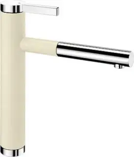 Blanco Linee-S Смеситель для кухни с выдв. изливом, цвет: бежевый 518442