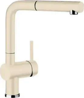 Blanco Linus-S Смеситель для кухни с выдв. изливом, цвет: белый 516693