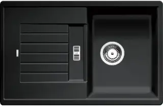 Blanco Zia Кухонная мойка, встр. сверху 78x50x19h, цвет: черный 514732