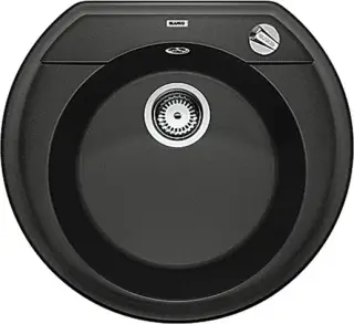 Blanco Rondoval Кухонная мойка, встр. сверху 53,5x49x18h, цвет: черный 515679